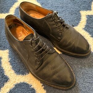 Salvatore Ferragamo Black Leather Oxfords